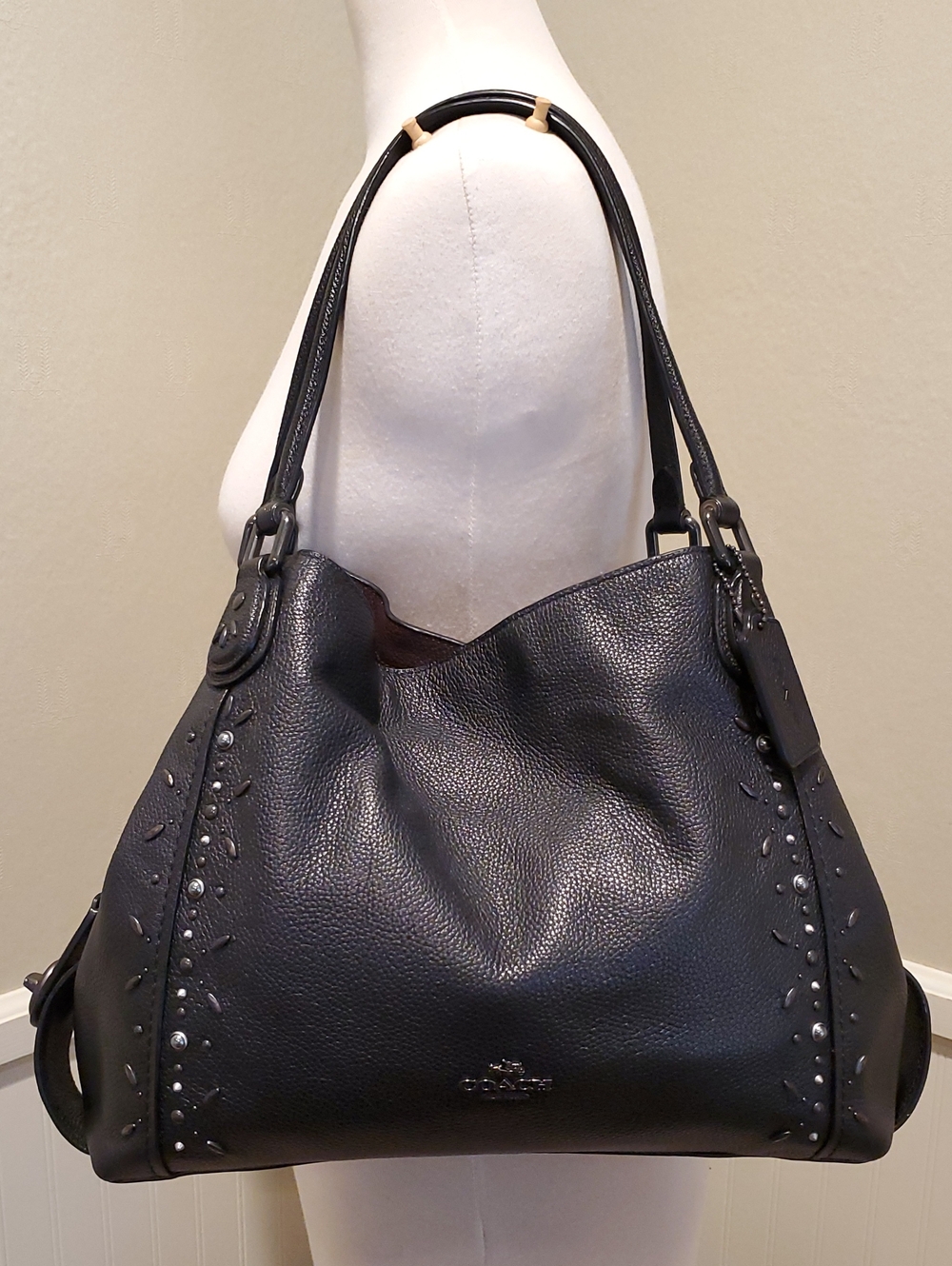 Coach Edie 31 With Prairie Rivets Shoulder Bag